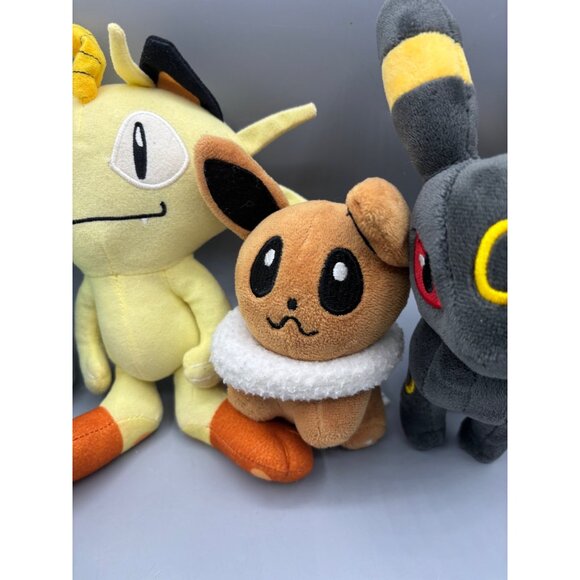 Pokemon Plush Toy Set Meowth Eevee Bulbasaur Umbreon 4 Pcs Mixed Color - Picture 4 of 6